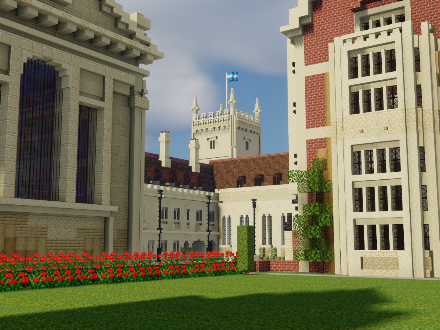 Library Lawn and Old Court